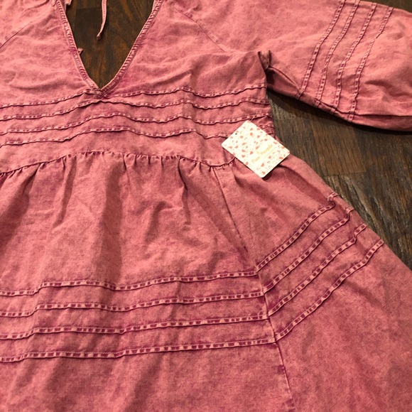 FREE PEOPLE Sweet Surrender Denim Minidress XL - Picture 8 of 12